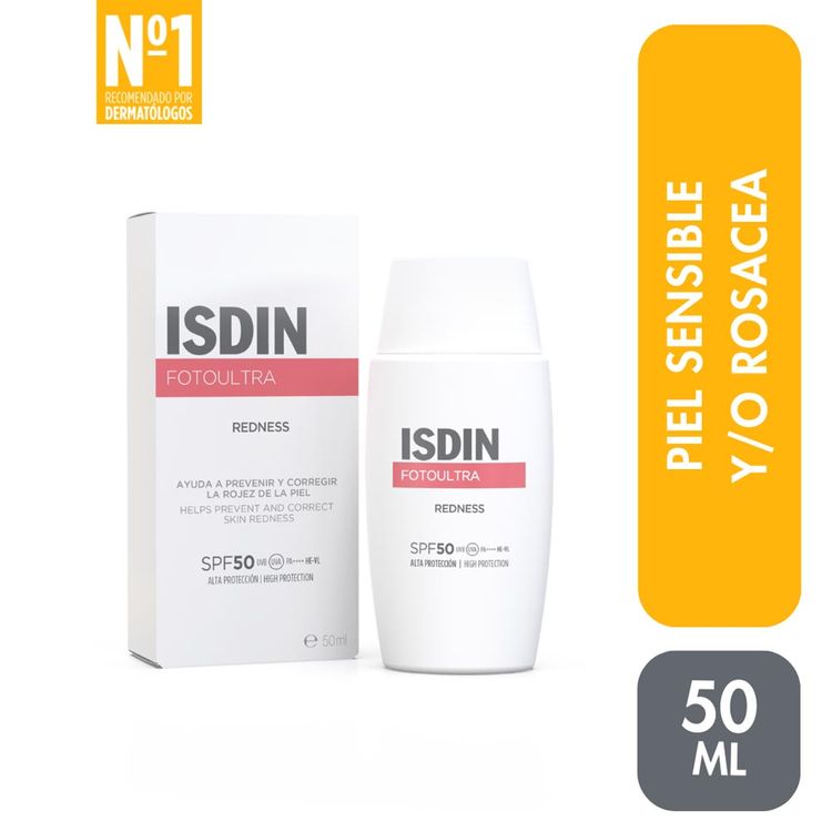 Protector Solar Facial ISDIN Fotoultra Redness FPS50 50ml