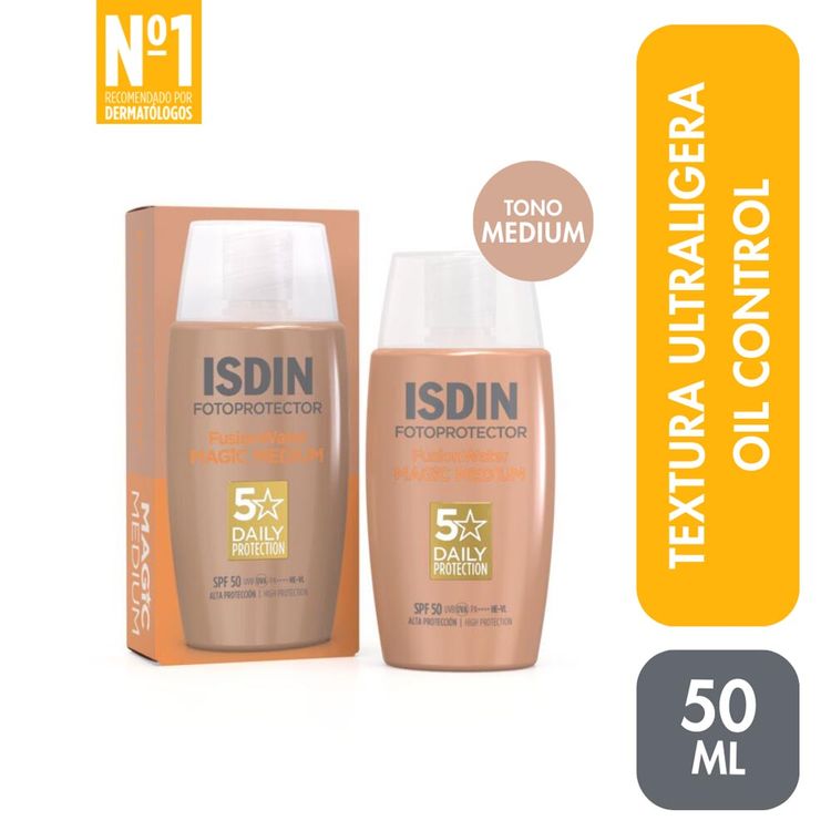 Fotoprotector Isdin Fusion Water Magic Medium FPS50 50ml