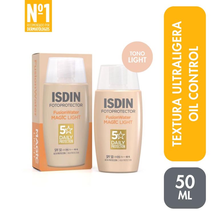 Fotoprotector Isdin Fusion Water Magic Light FSP50ml