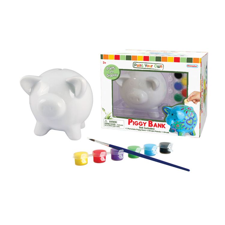 Pinta tu Propia Alcancía Cerdito Art Champions