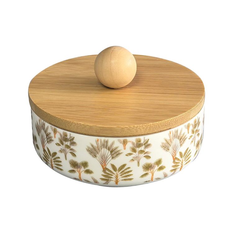 Canister Krea Print con Tapa Madera M Shangril