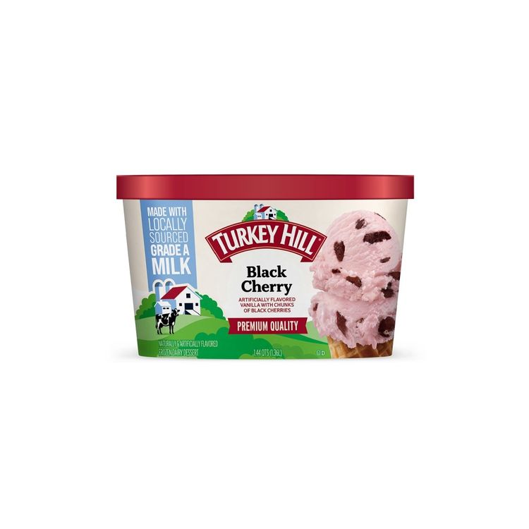 Helado de Crema Turkey Hill Black Cherry 1.36L