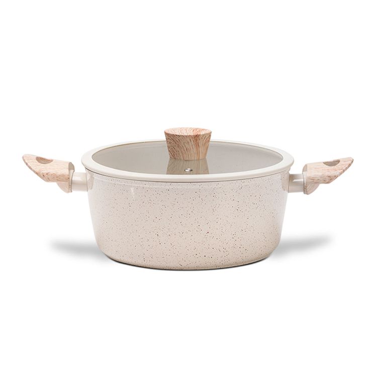 Olla Brinox Cerámica Sirius Vainilla 24cm