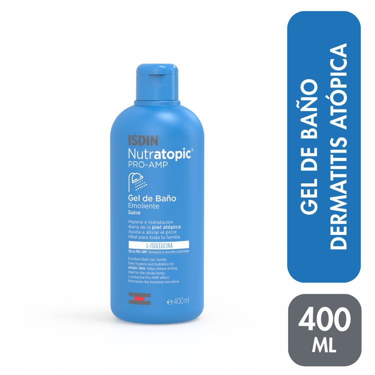 Gel de Baño Nutratopic Pro-Amp Emoliente ISDIN Frasco 400 ml