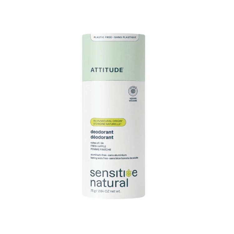 Desodorante Attitude Sensitive Natural  Manzana 75g