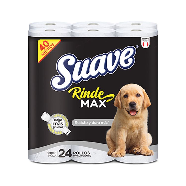 Papel Higiénico Suave Rindemax 24un