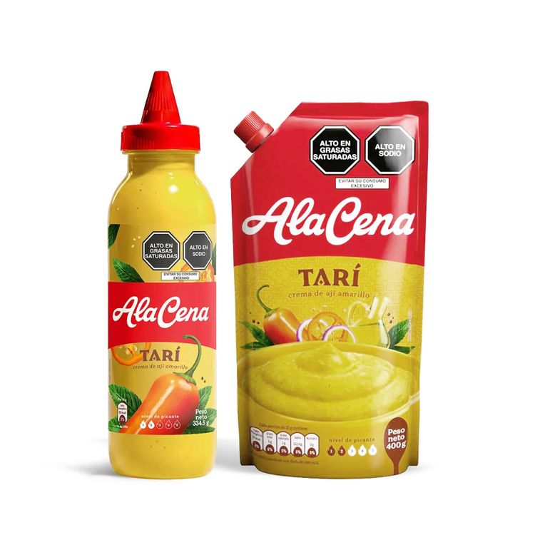 Crema de Ají Alacena Tarí 334.5g + Sachet 400g