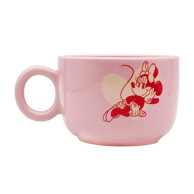 Taza Cerámica Disney Día de la Madre Rosa Rojo