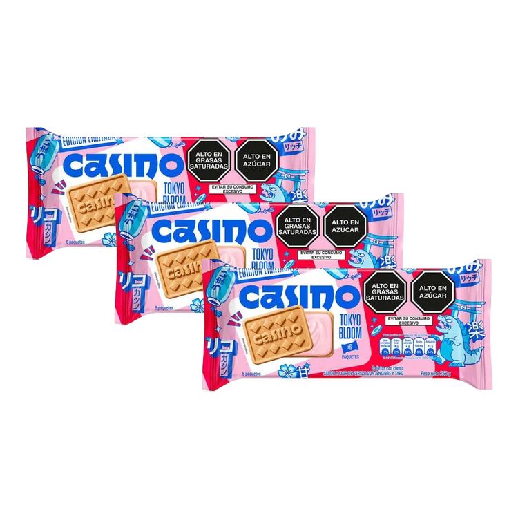 Sixpack x3 Galleta Casino Tokyo Bloom 43g