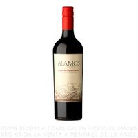 Vino Tinto Cabernet Sauvignon Álamos Botella 750ml