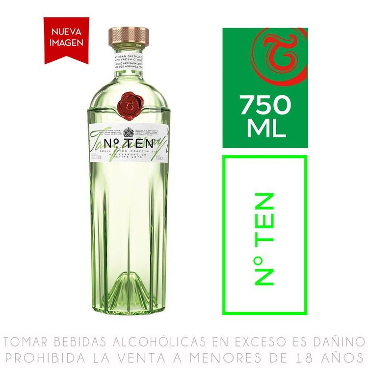 Gin Tanqueray N°Ten Botella 750ml