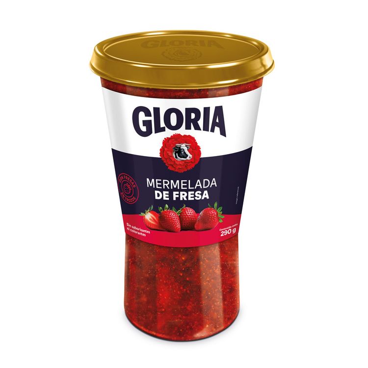 Mermelada de Fresa Gloria Vaso 290g
