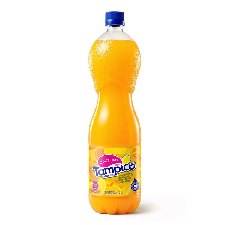Bebida De Naranja, Mandarina y Limón Citrus Punch Tampico Botella 1.5 lt