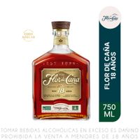 Ron Flor de Caña Centenario 18 Años Botella 750ml