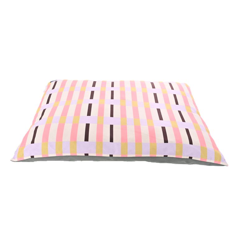 Cojín Estampado Pet's Fun Rayas Rosa