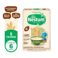 Cereal Infantil en Polvo Nestum 5 Cereales 350g
