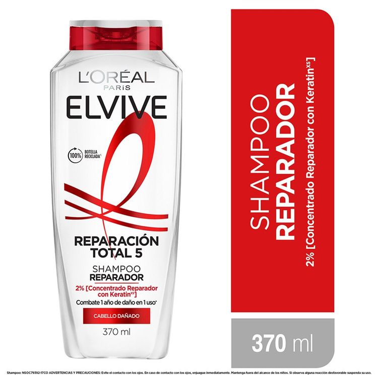 Shampoo Elvive Reparación Total 5 370ml