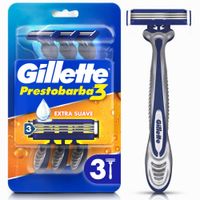 Máquina de Afeitar Desechable Gillette Prestobarba3 3un